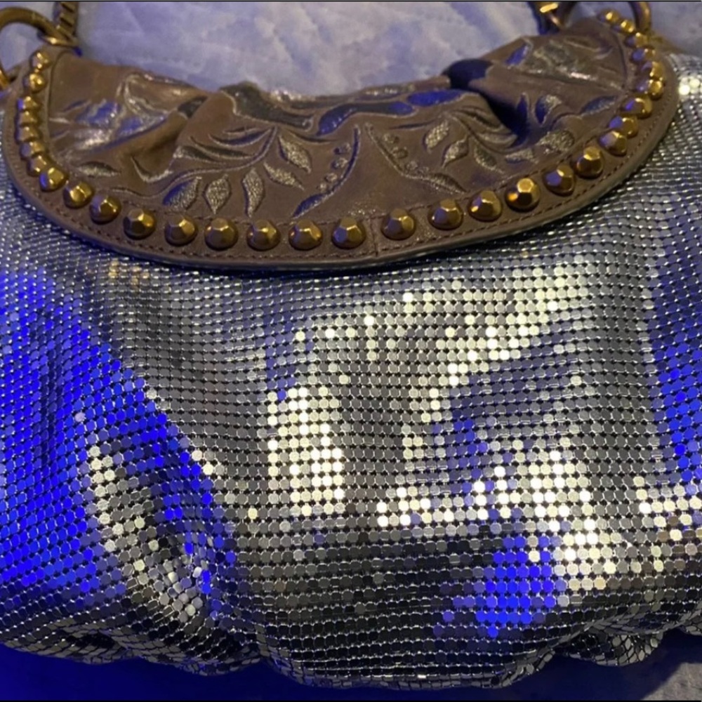 Isabella Fiore Mesh Handbag